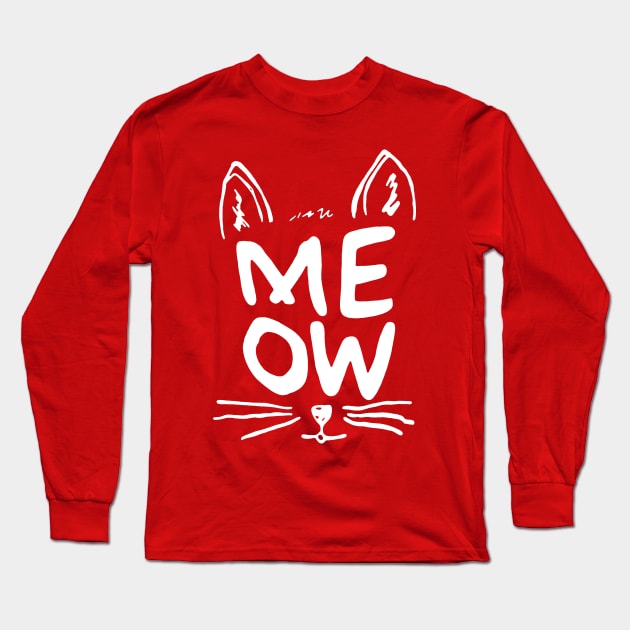 MEOW Long Sleeve T-Shirt by geeklyshirts